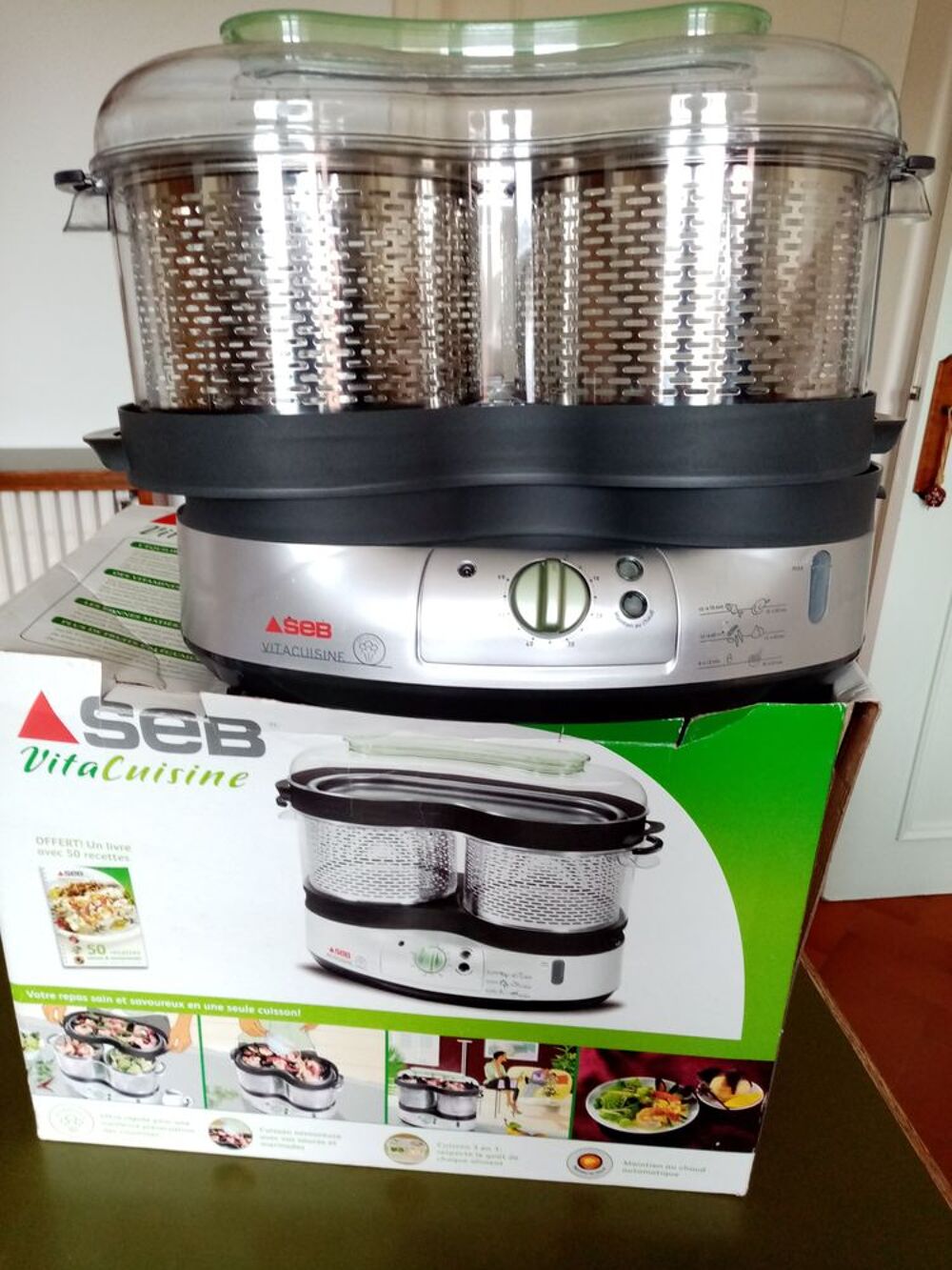 CUISEUR VAPEUR 3 en 1 VITACUISINE SEB Electroménager