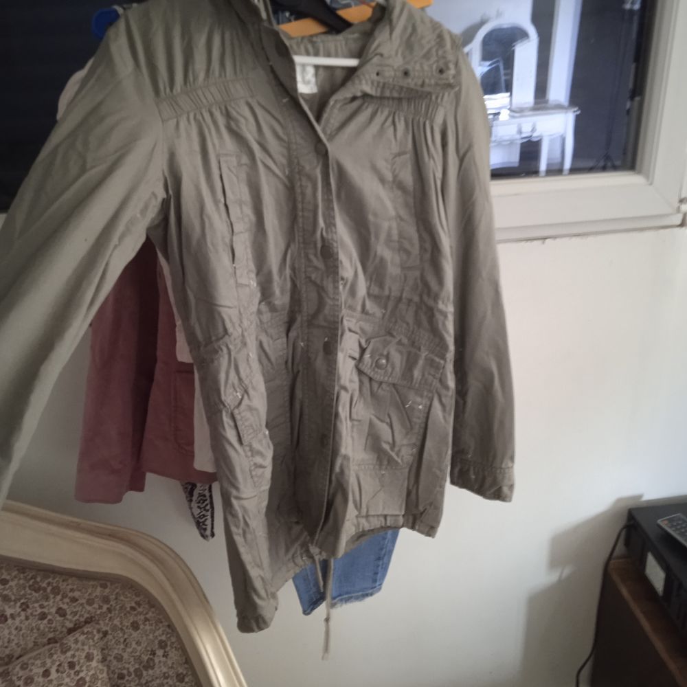 Parka doubl&eacute;e T 38 marque Cama&iuml;eu, capuche, 100% coton Vêtements