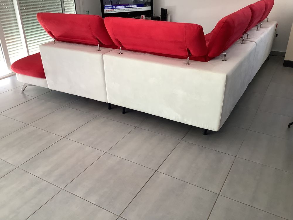 Salon d'angle en 3 blocs 
Meubles
