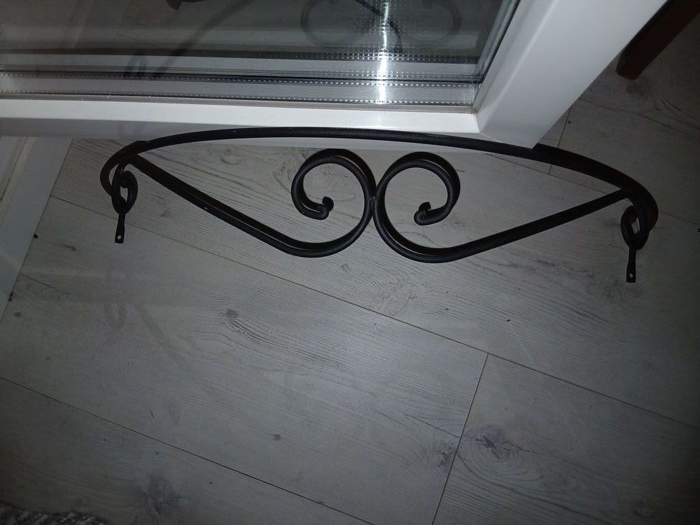 Support en fer noir pour ciel de lit Décoration