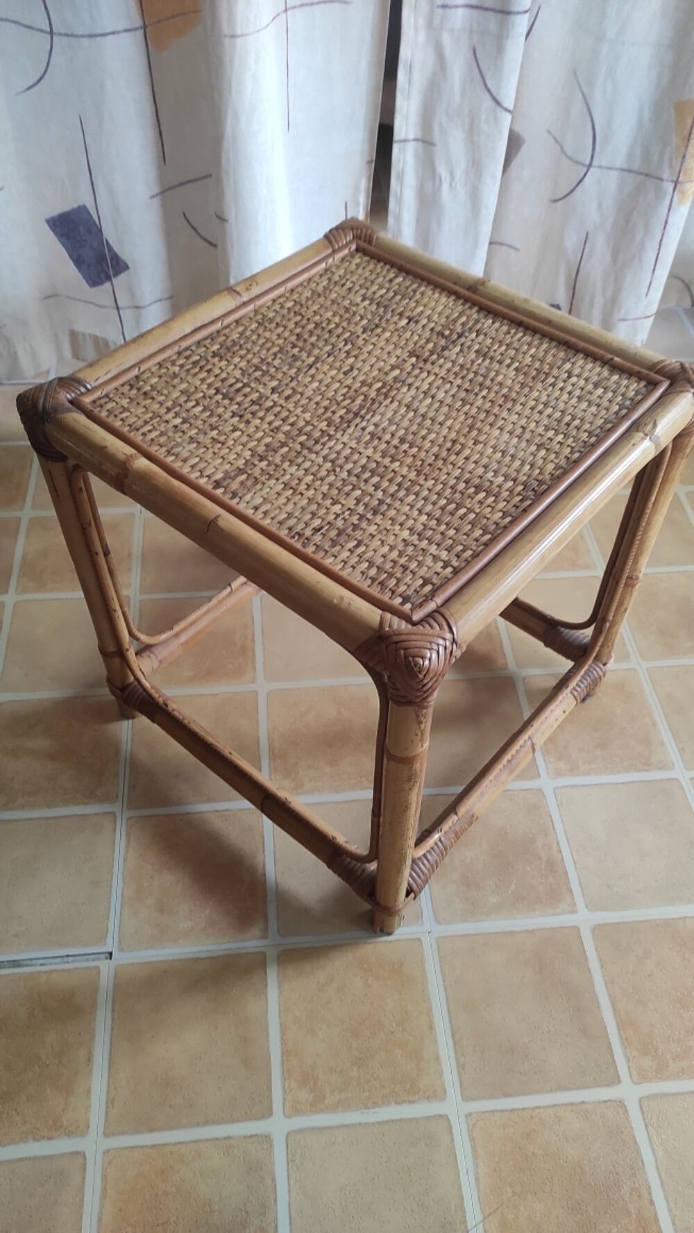 table en rotin Meubles
