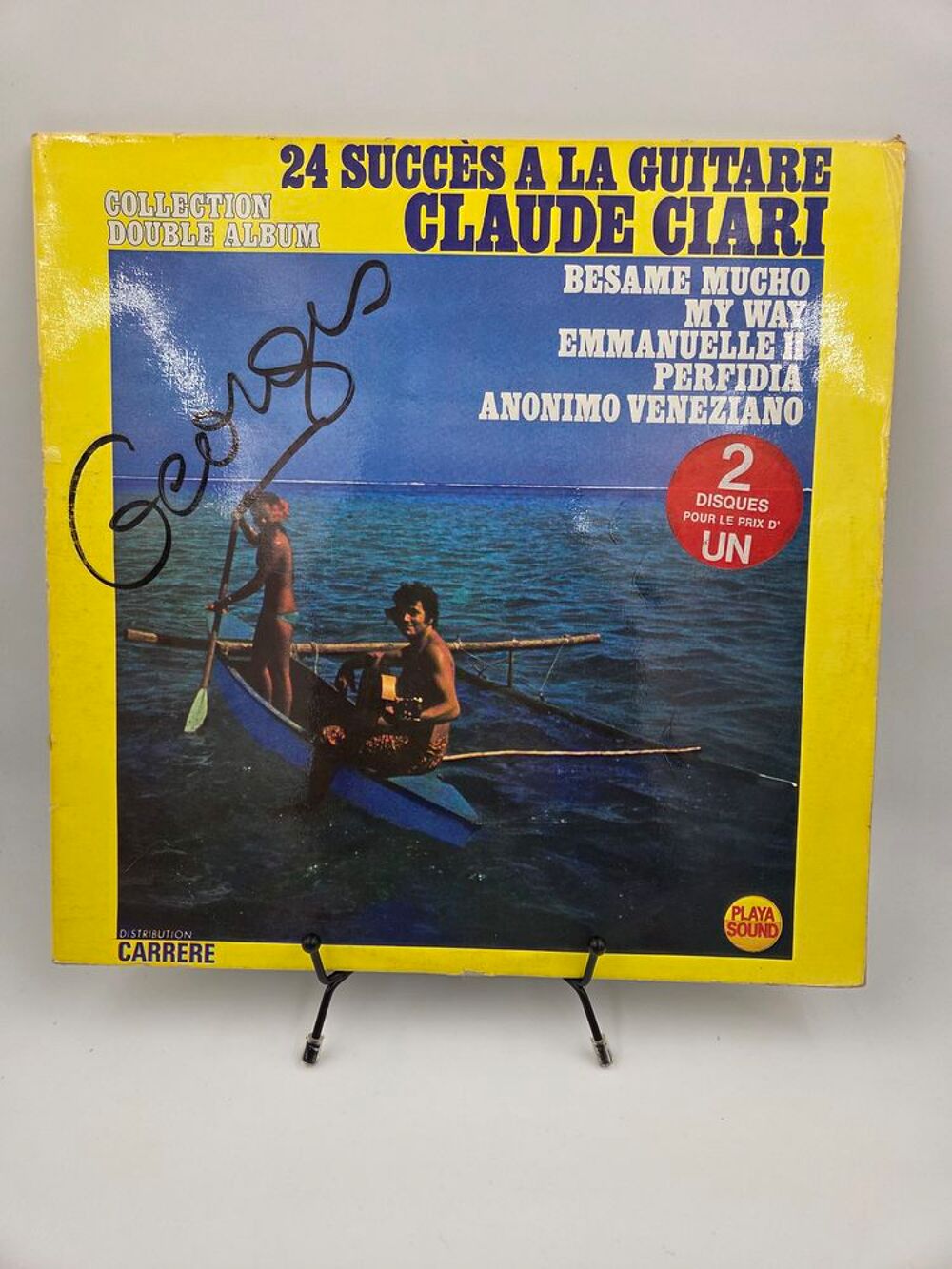 Vinyle 33 tours Claude Ciari : 24 Succ&egrave;s &agrave; la Guitare CD et vinyles