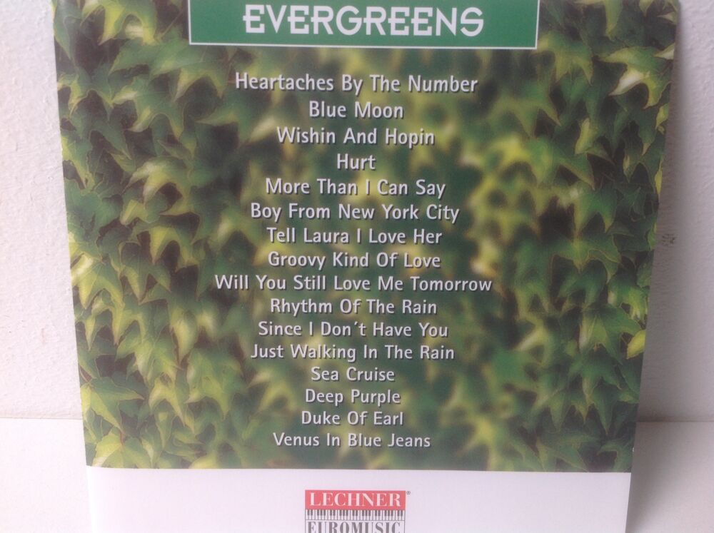 EVERGREENS VARIOUS ARTISTS Envoi Possible
CD et vinyles
