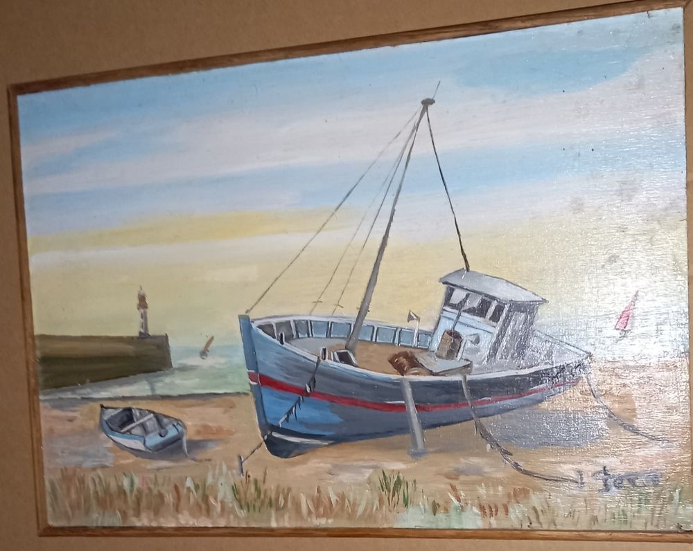 13 PEINTURES SUR BOIS
PAYSAGES MARINE ET NATURES MORTES Dcoration