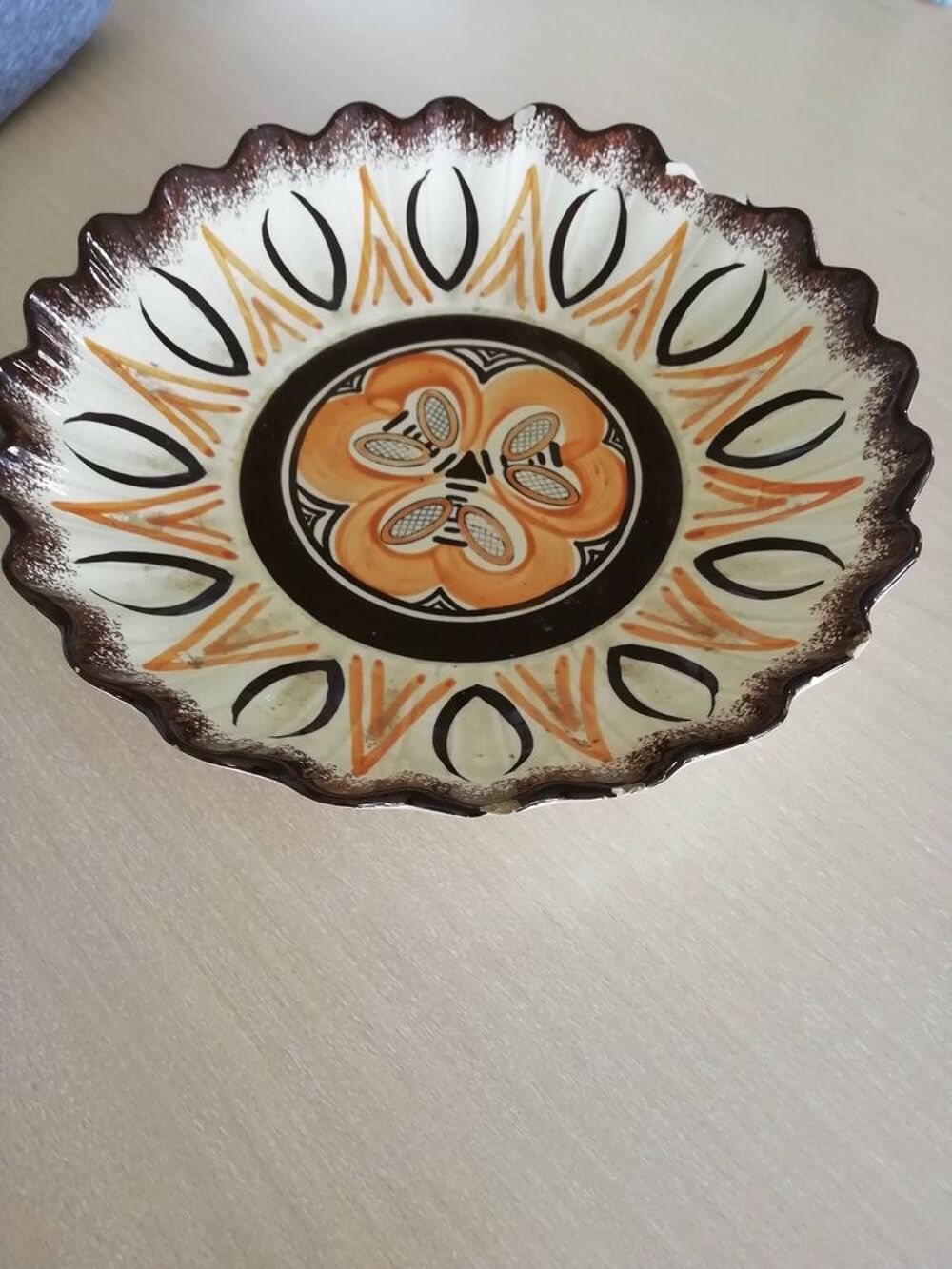Vintage plat d&eacute;co breton des ann&eacute;es 70 Décoration