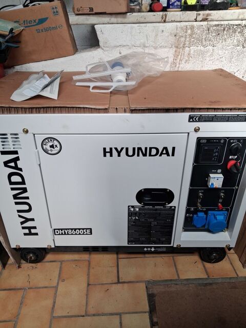De  marque HYUNDAY 
Un groupe &eacute;l&egrave;ctrog&egrave;ne  6000 W Diesel 1800 56100 Lorient