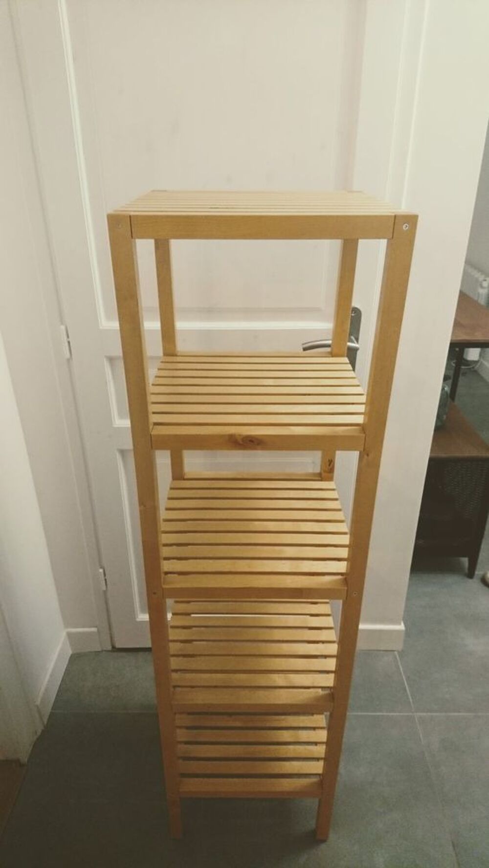 Etag&egrave;re en bouleau Ikea MOLGER, comme neuve Meubles