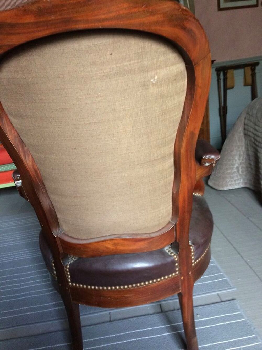 Fauteuil ancien cuir Meubles