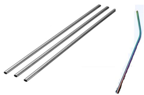 6 Pailles lavables en métal droites / courbées 5 Beauchamp (95)