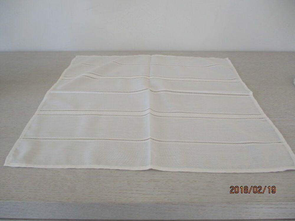 Six serviettes de table Dcoration