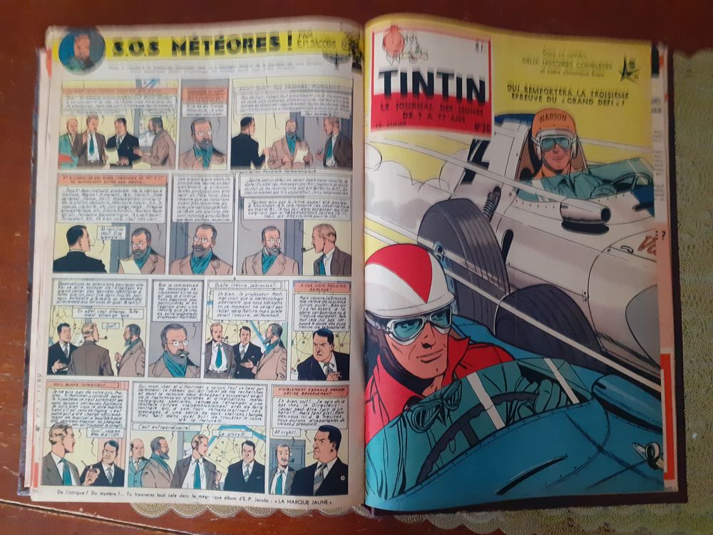 RELIURE JOURNAL DE TINTIN 1958 - TOME I Livres et BD