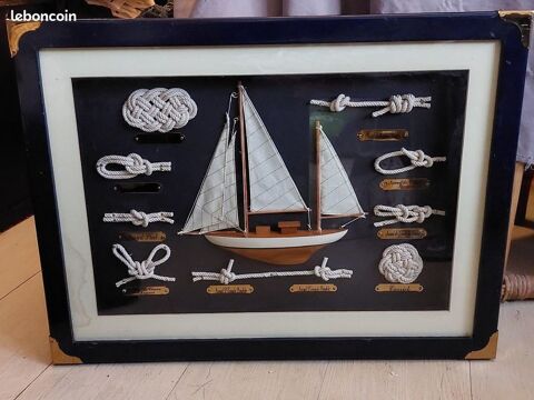 Tableau marin - voilier & n?uds de marin 39 Ch�tenay-Malabry (92)
