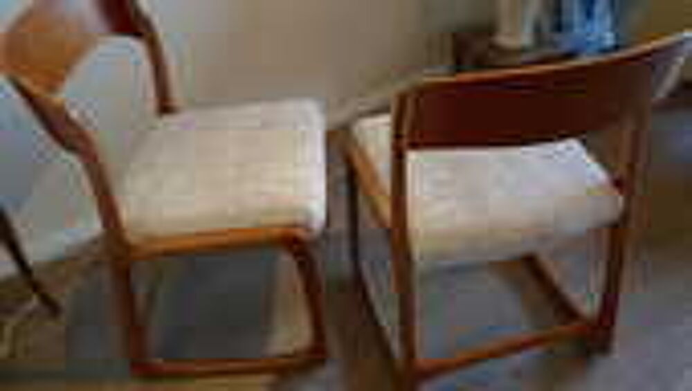 2 chaises Baumann traineau Meubles