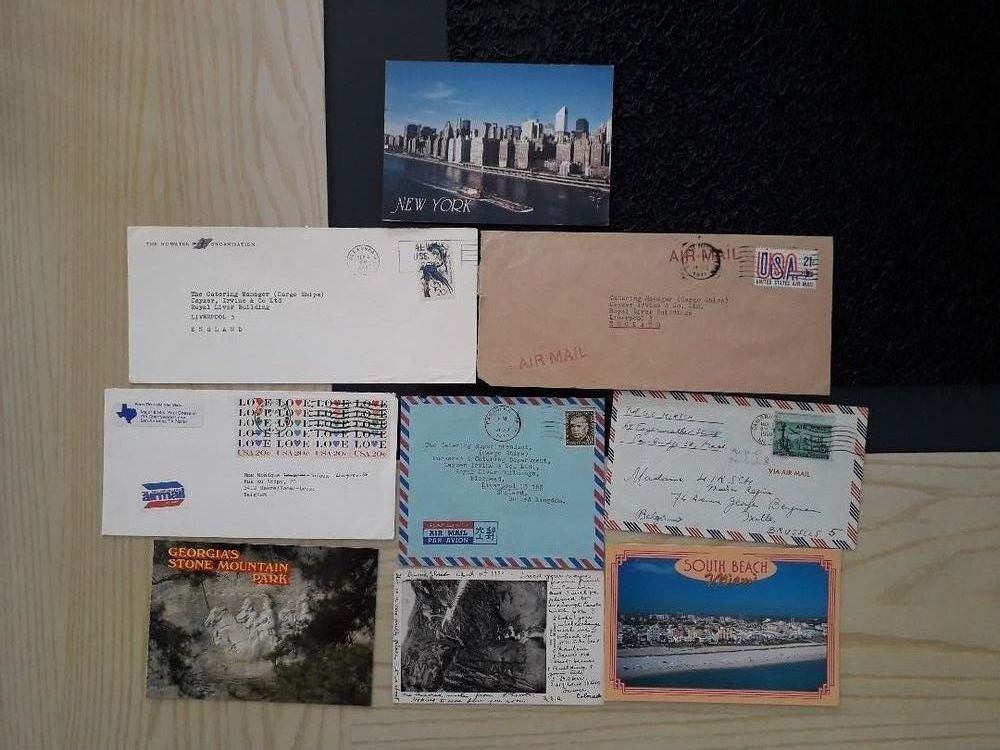 gros lot d'enveloppes et courrier - 