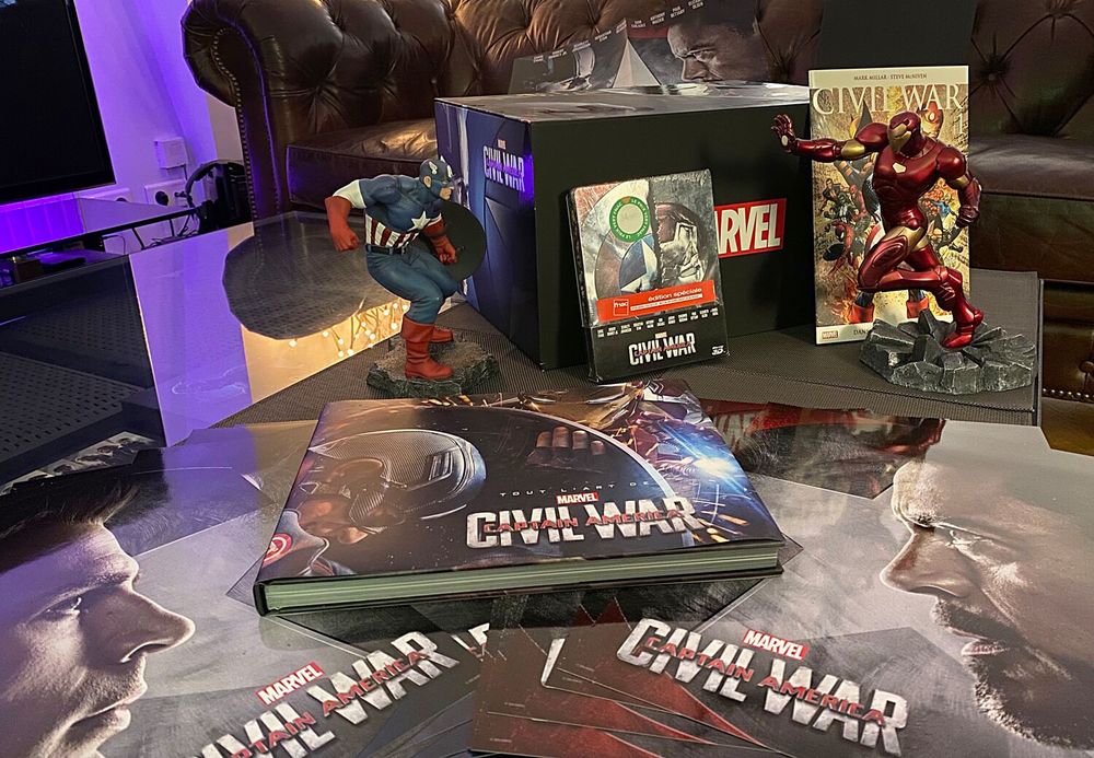 Blu Ray Coffret FNAC Captain America Civil War - mrtsteph DVD et blu-ray