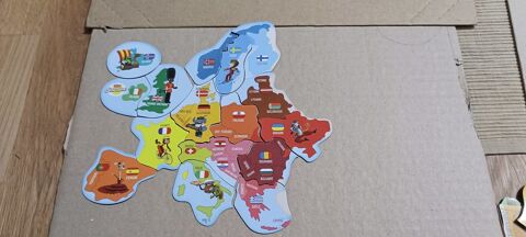 Lot de 16 aimants magnets carte d'Europe 9 Chauriat (63)