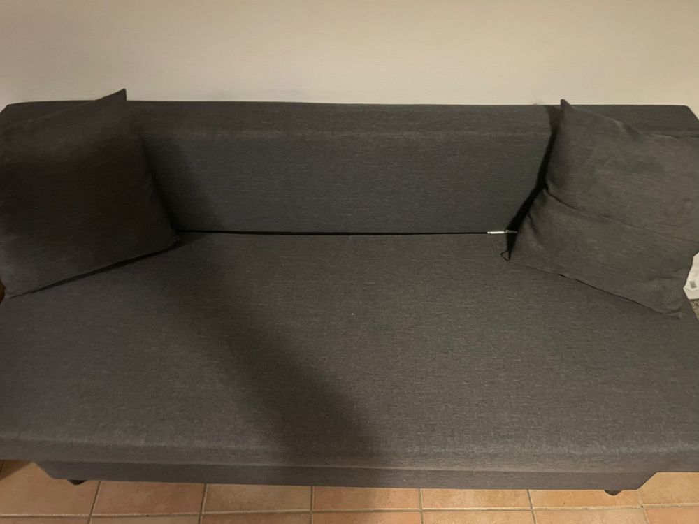Canap&eacute; convertible IKEA Asarum gris Meubles