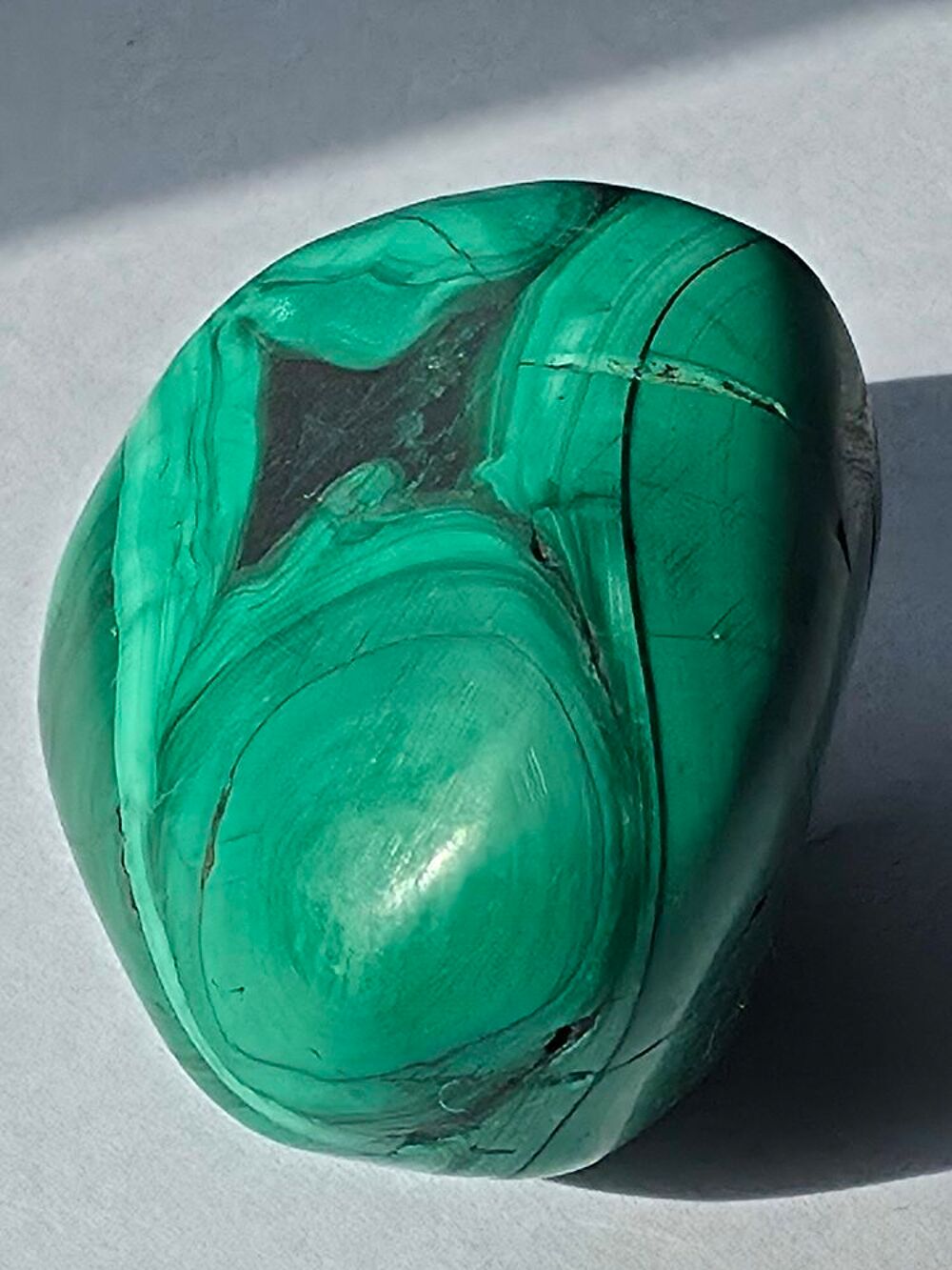 Pierre de Malachite Naturelle du Katanga-Collection &amp; Lithoth&eacute;rapie 