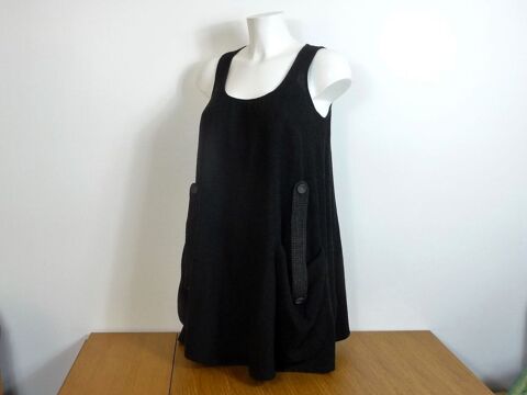 Robe/ Tunique Evasée Gris Anthracite sans manches- Créa 80 Paris 15 (75)
