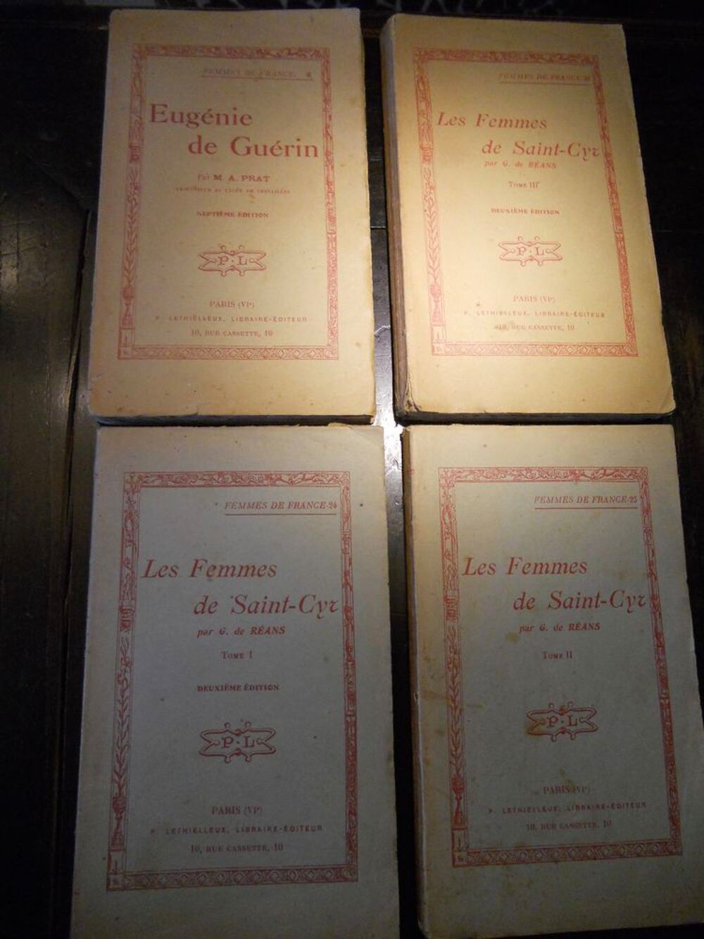 FEMMES DE FRANCE par G.de R&Eacute;ANS. 1929 Livres et BD