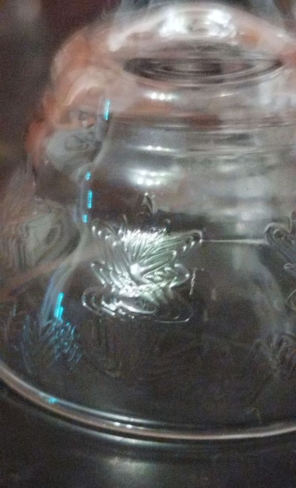 8 verres &agrave; liqueur anciens/cristal gravure art nouveau Cuisine