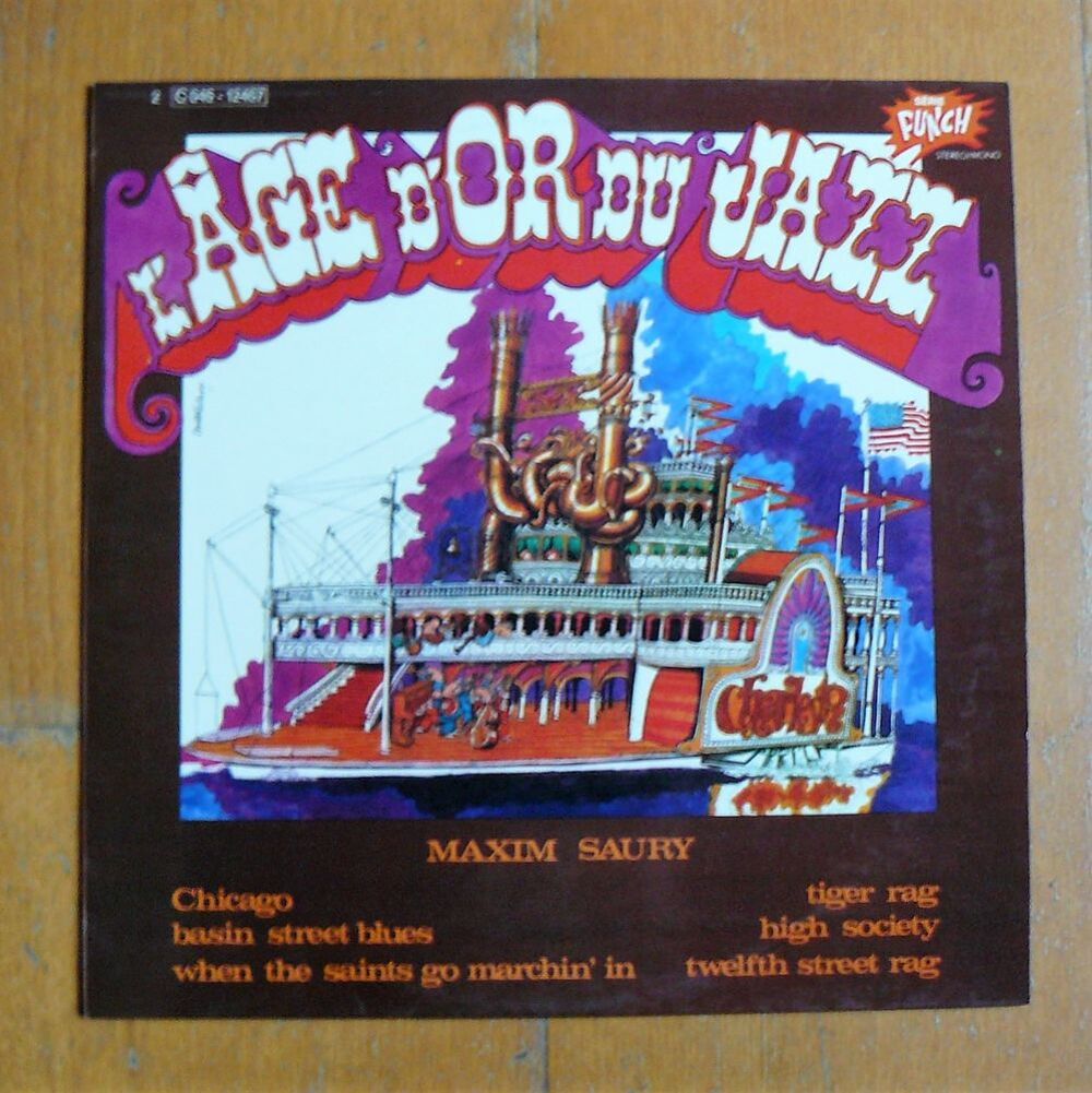 L'&acirc;ge d'or du Jazz - Maxim SAURY - Punch 2C046-12467 CD et vinyles