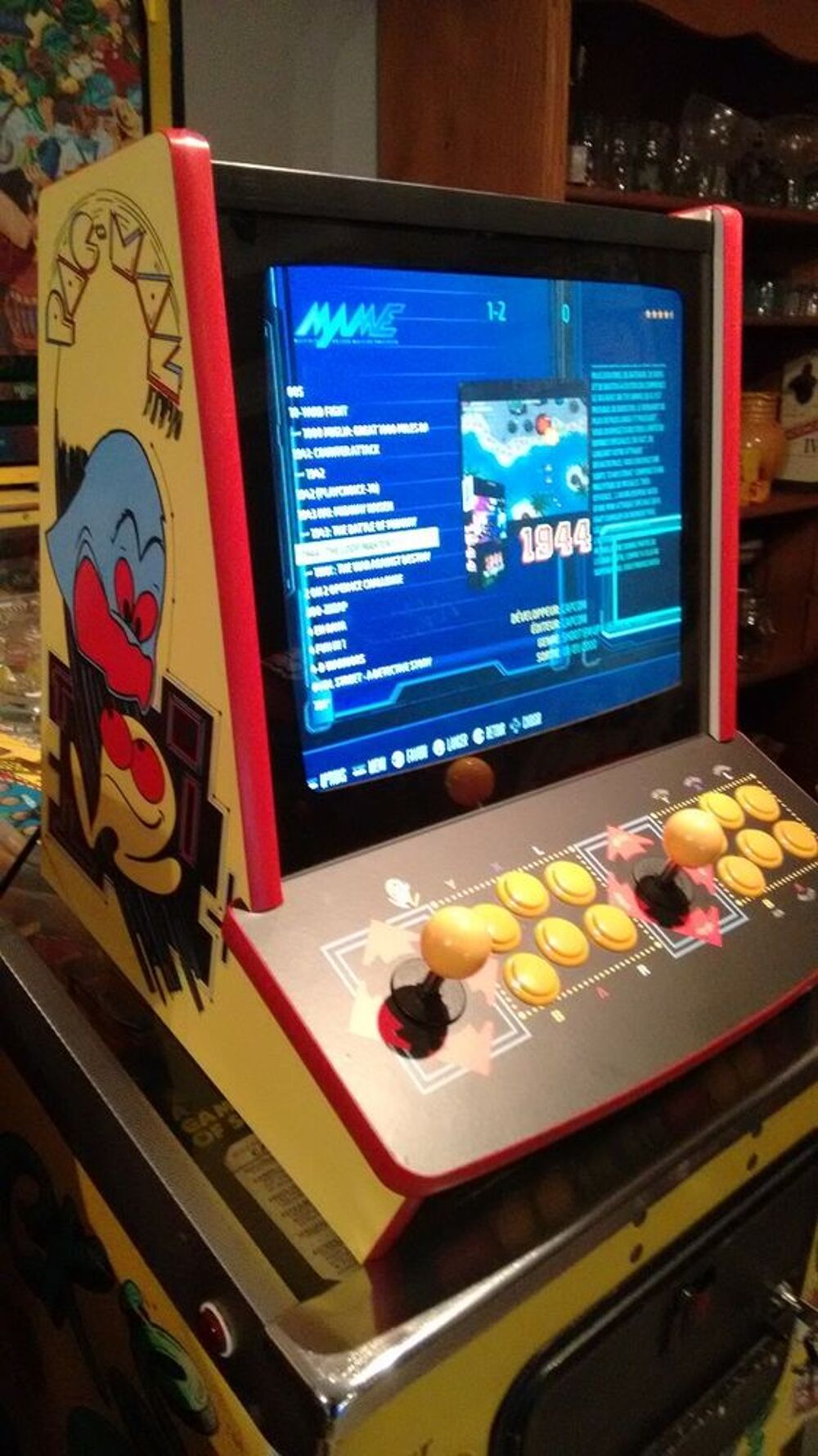 bartop arcade 2 joueurs 64go pac man - raspberry3 Jeux / jouets