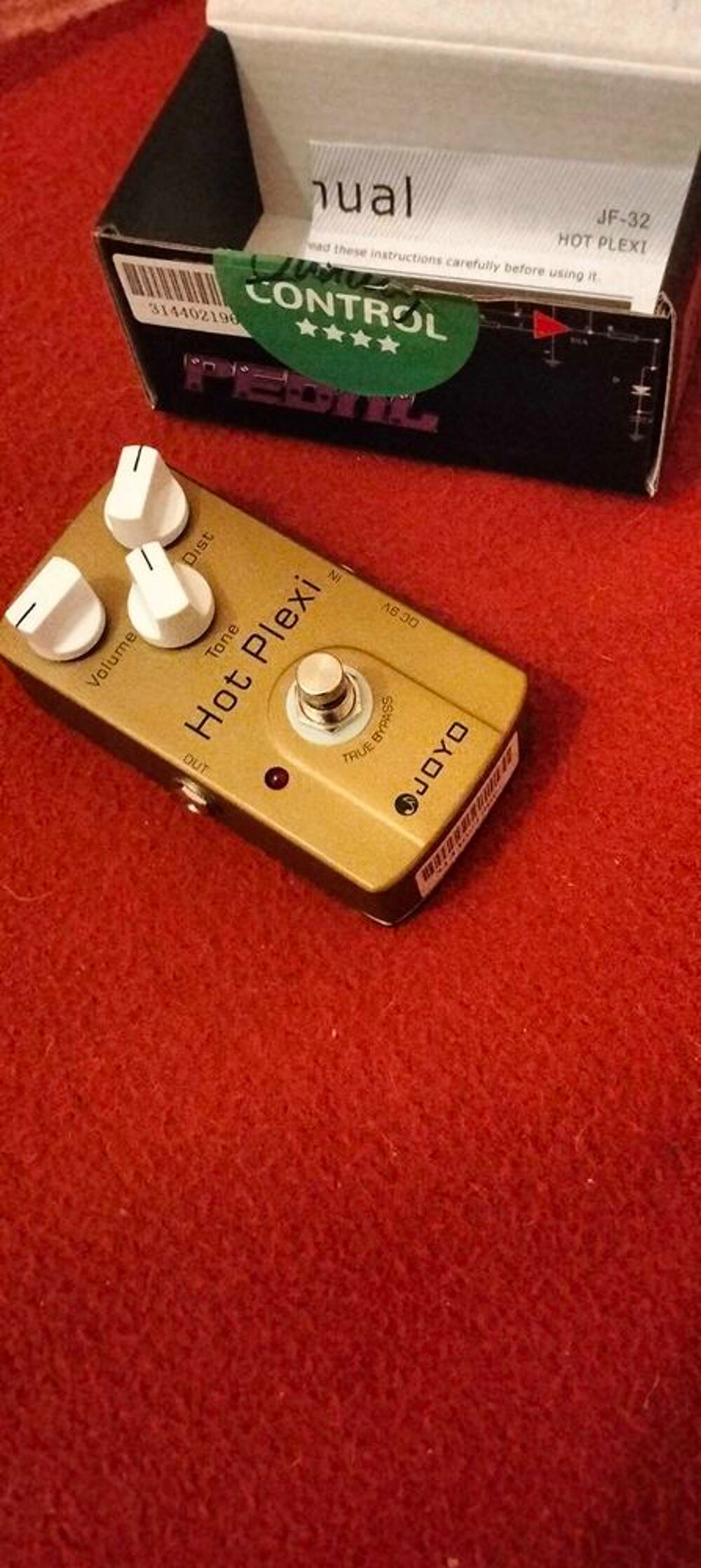 Lot de 2 p&eacute;dales d'effets Instruments de musique
