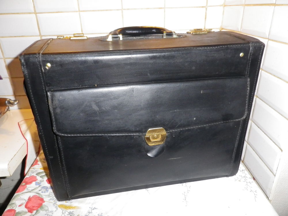 Valise de Pilote en Cuir Maroquinerie