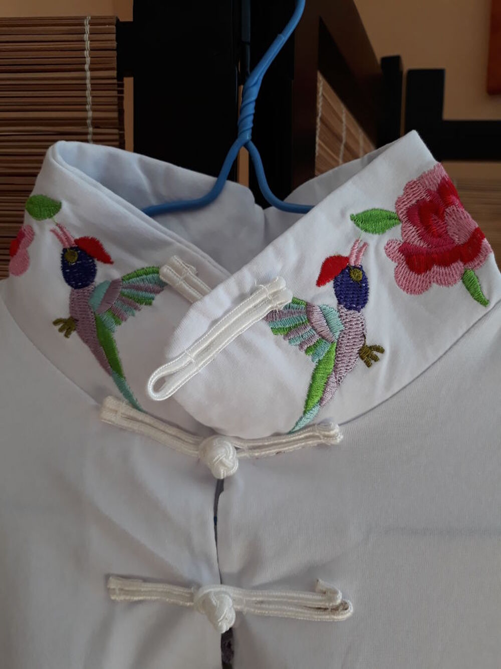 Chemisier chinois brod&eacute; - Taille M (NEUF) Vêtements