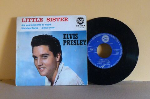 EP Elvis PRESLEY : Little sister - RCA 86.304 Medium - 1961 16 Argenteuil (95)