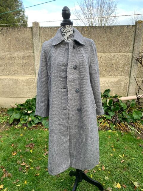 Manteau des annes 1950 avec laine de lama  600 Rethonvillers (80)