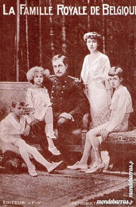 carte postale famille royale belgique 3 Aubenas (07)