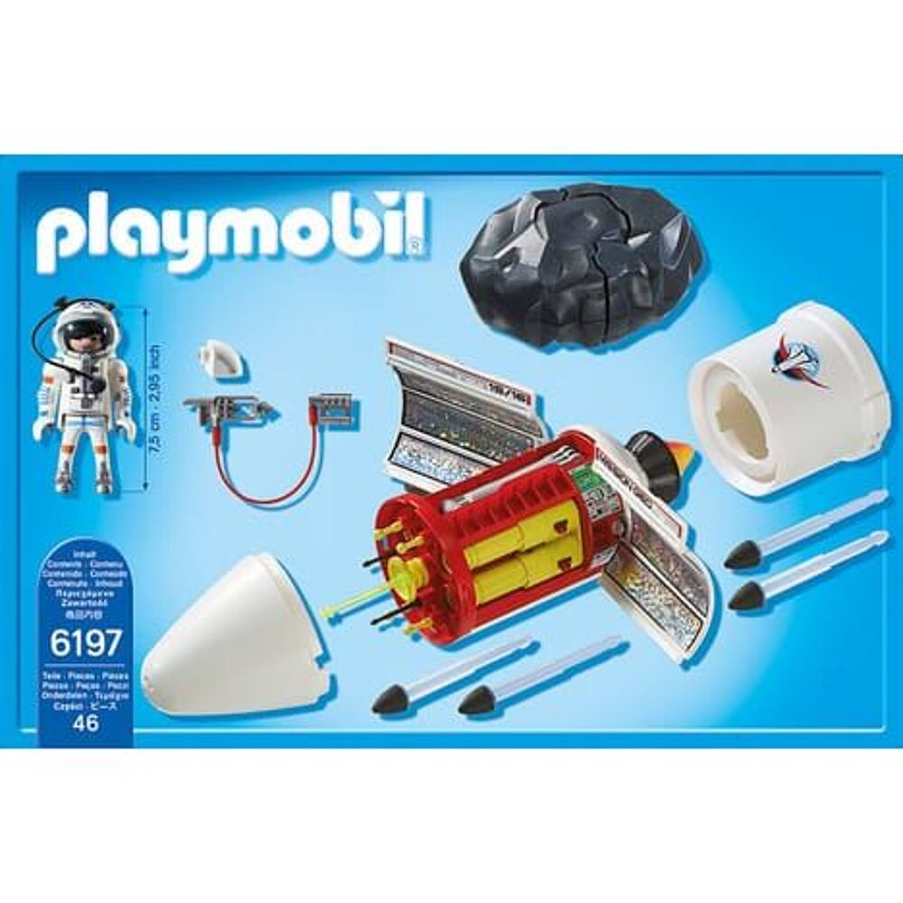 Playmobil Satellite avec laser et m&eacute;t&eacute;ro&iuml;de 6197 Jeux / jouets