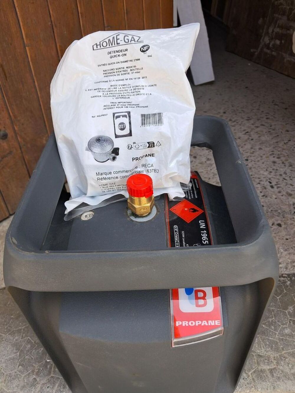 Achetez gaz cube propane quasi neuf, annonce vente à Saint