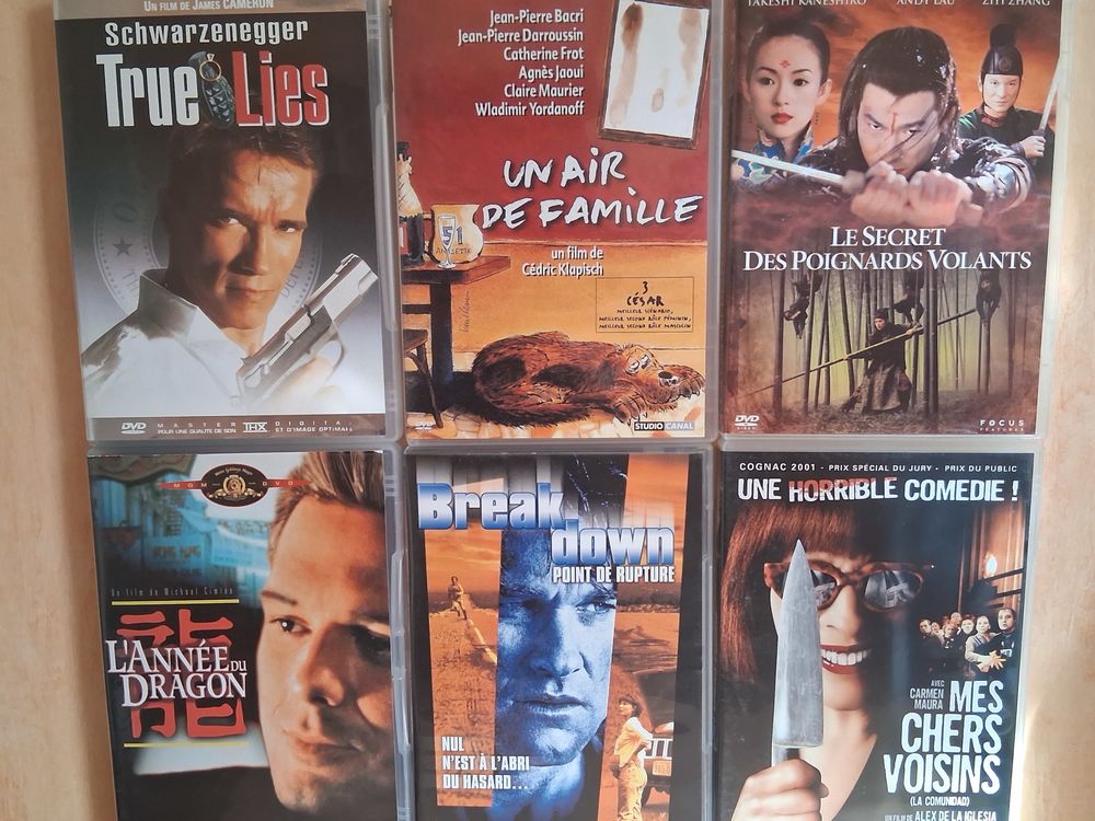 lot de 9 dvd DVD et blu-ray