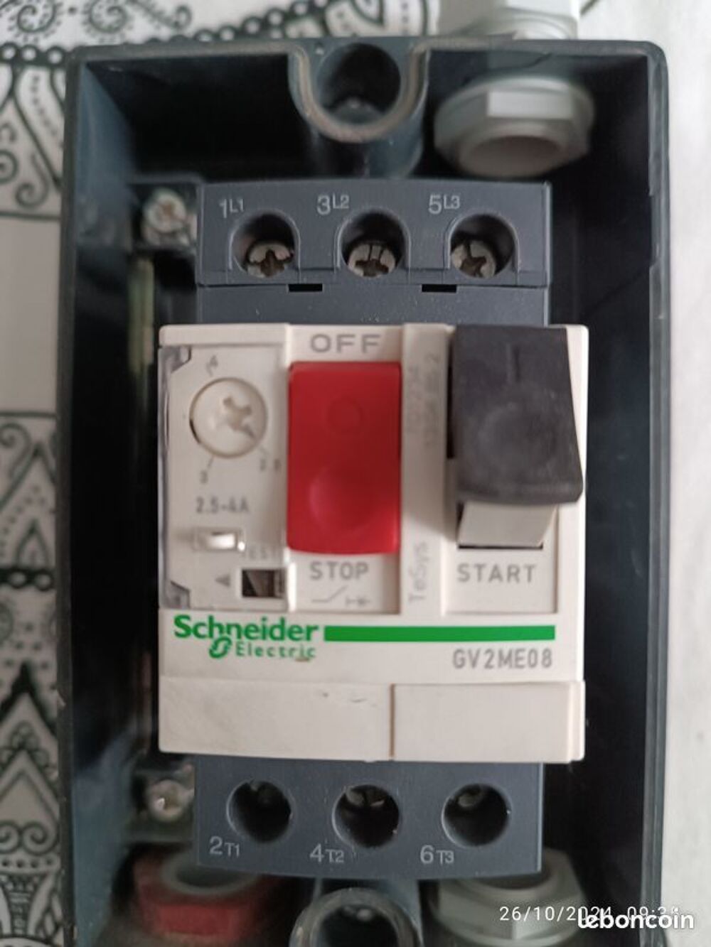 Disjoncteur thermique Schneider Bricolage