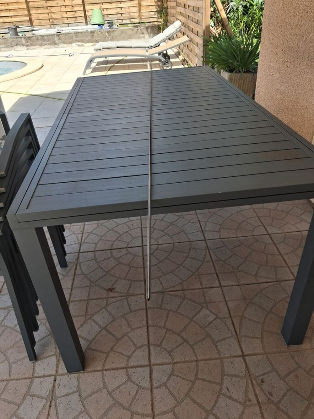 RAIL INOX pour baie vitr&eacute;e. Bricolage