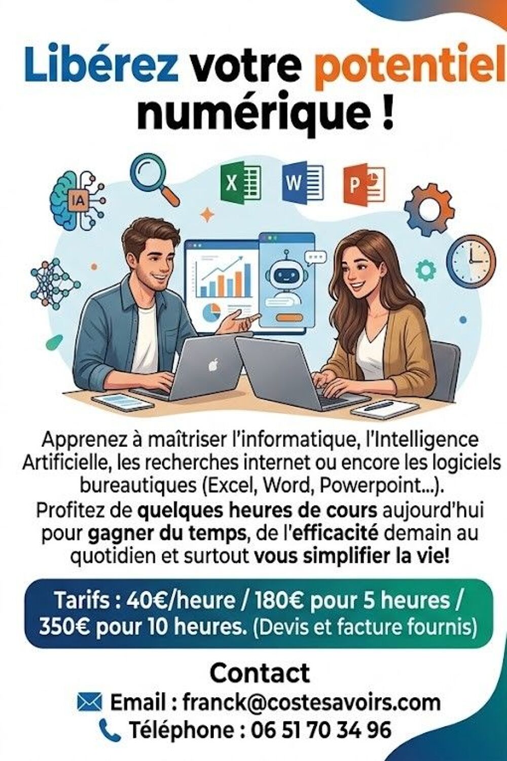   Cours informatique : libérez votre potentiel numérique! 