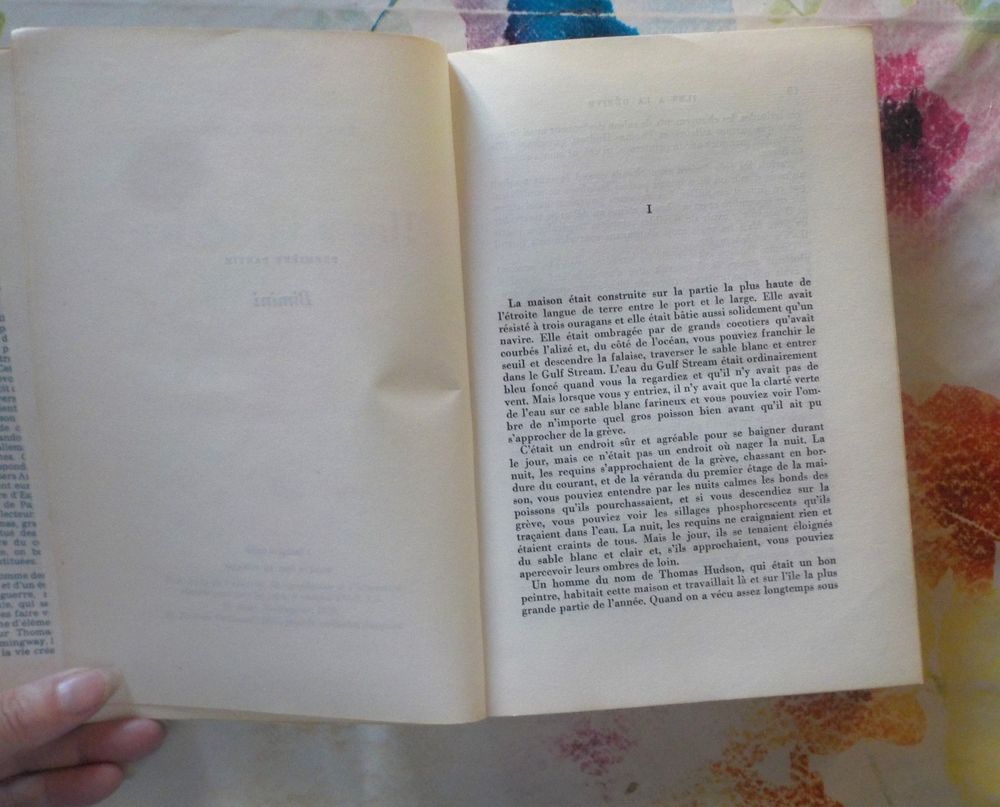 ILES A LA DERIVE de Ernest HEMINGWAY Ed. Gallimard 1951 Livres et BD