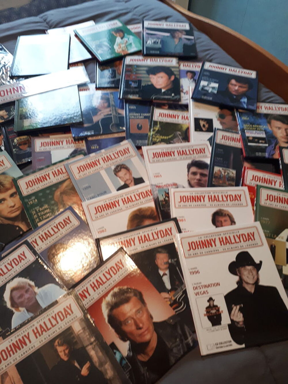 Collection complete 50 ans de carri&egrave;re de Johnny Hallyday CD et vinyles