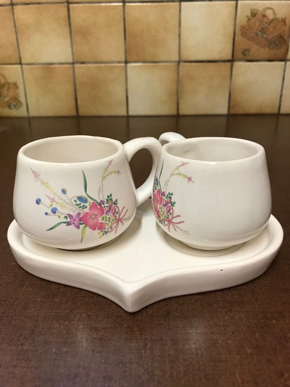 Duo Tasse Amoureux porcelaine Cuisine