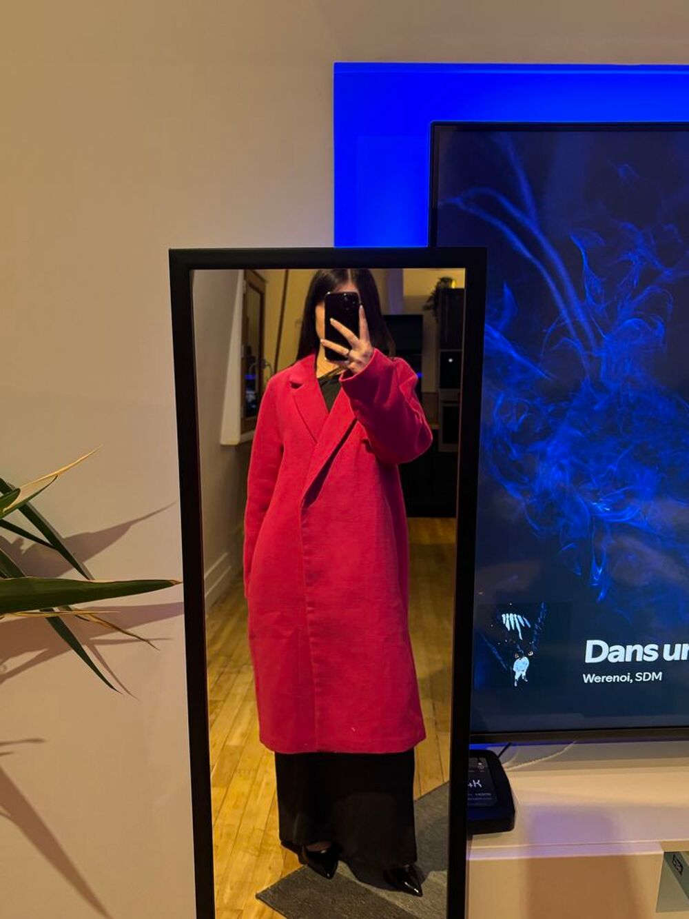 Manteau caban rose taille S Vêtements