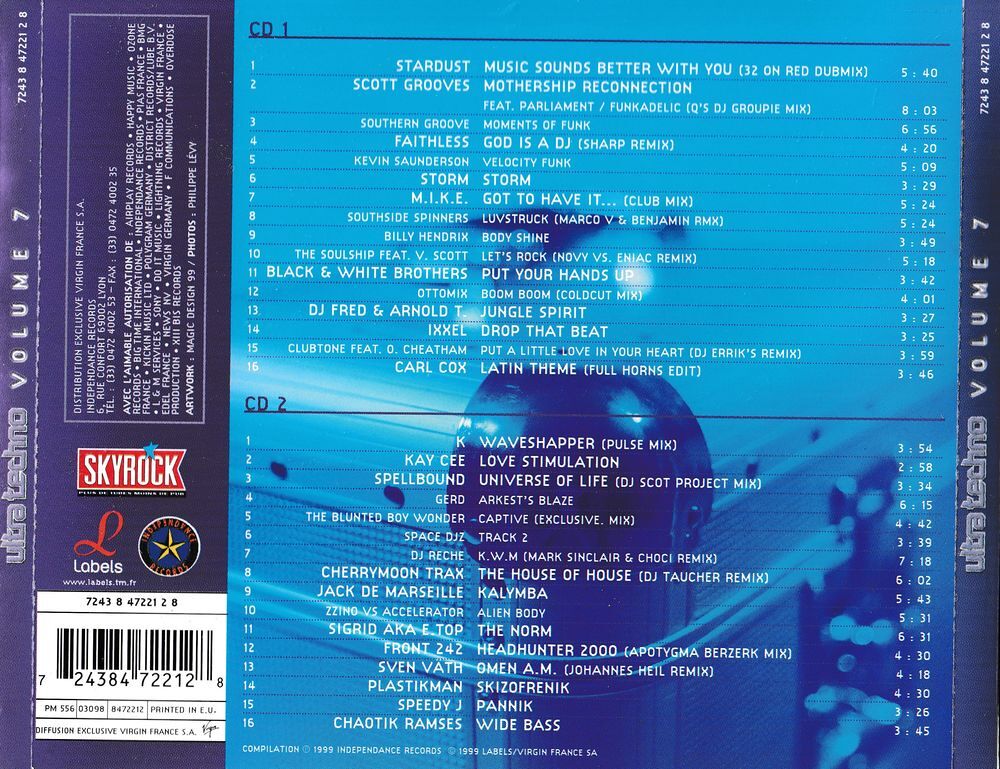 CD Ultra Techno - Volume 7 CD et vinyles