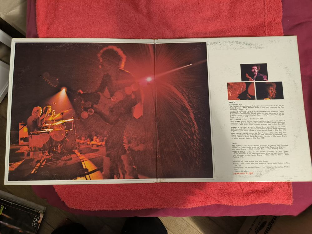 VINYLE 33T JIMI HENDRIX IN THE WEST CD et vinyles