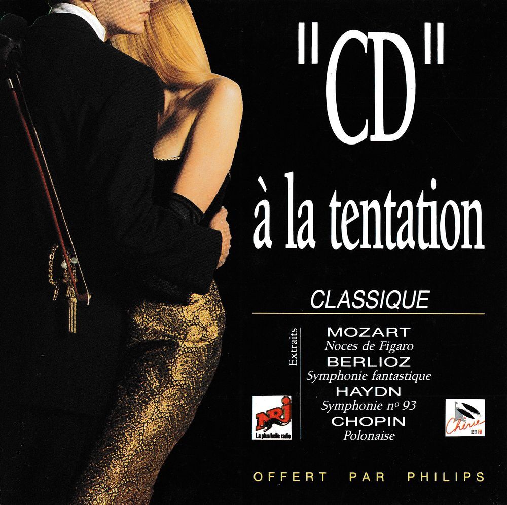 CD Mozart Berlioz Haydn Chopin - Objet Publicitaire Philips CD et vinyles