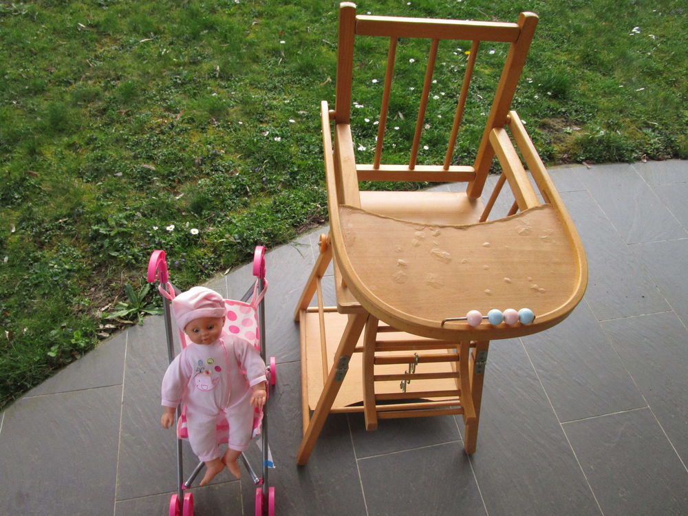 CHAISE HAUTE BEBE+POUSSETTE+BAIGNEUR Puériculture