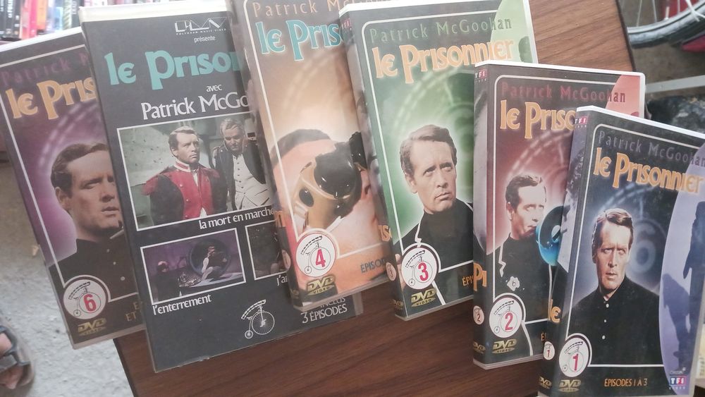 LE PRISONNIER PATRICK McGOOHAN COLLECTION DVD VHS &agrave; 20€ DVD et blu-ray
