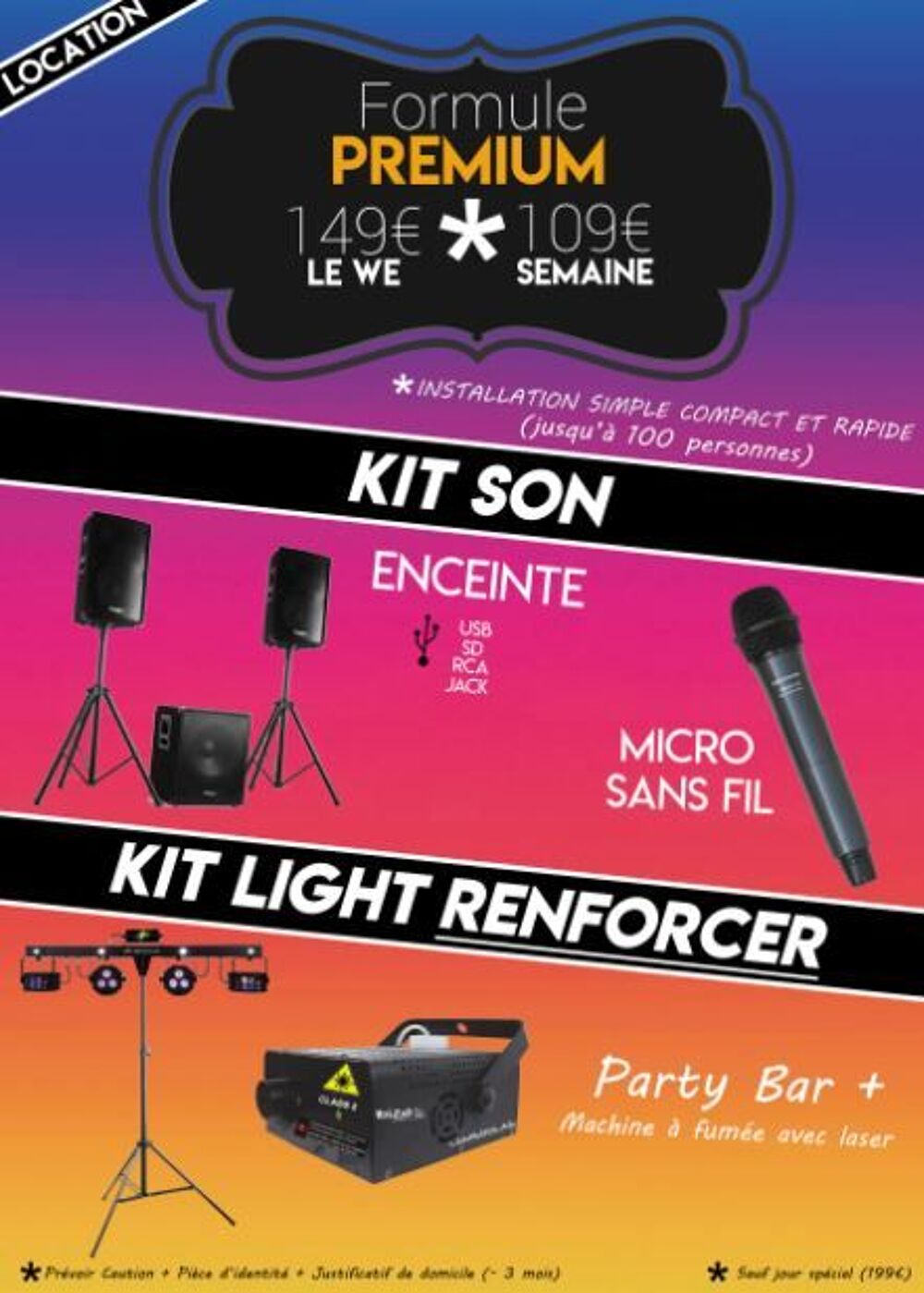   SONO KARAOKE réunion discours convention présentation DJ 