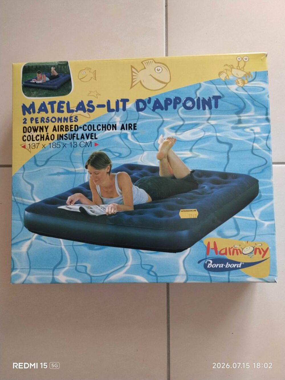 Matelas gonflable 2 personnes Sports